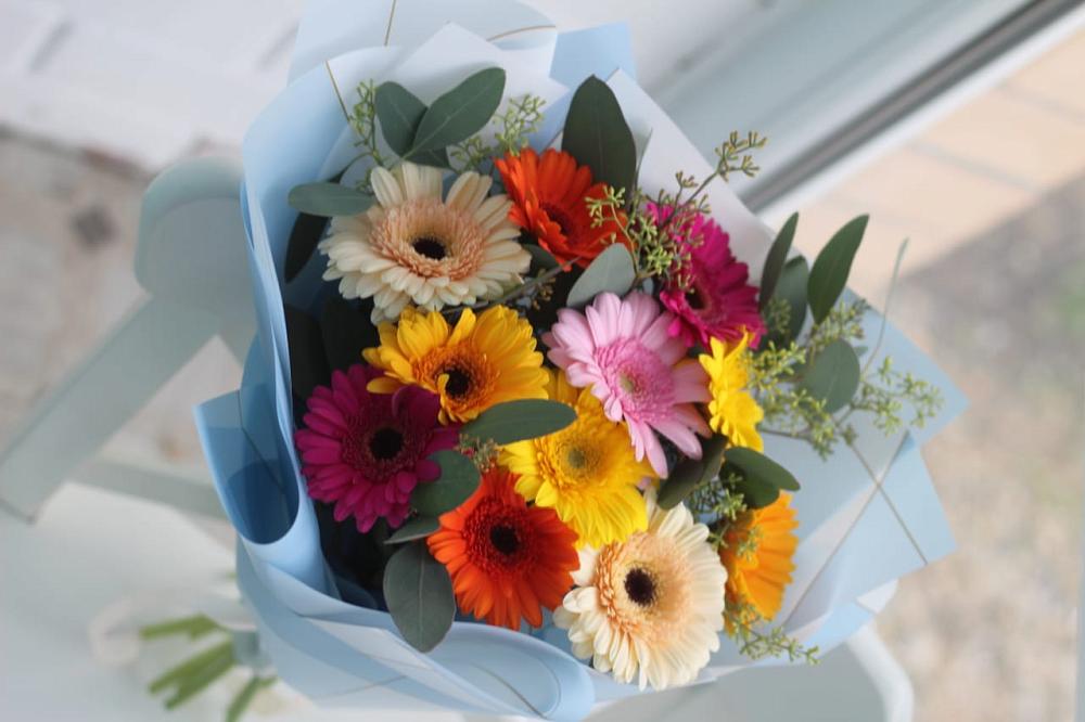 Букет цветов из: Герберы в Ессентуки