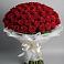 Букет 101 Красная роза Блэк Мэджик в Ессентуки
