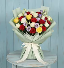 Букет цветов из:  Розы #REPLACE_PRED# Ессентуки