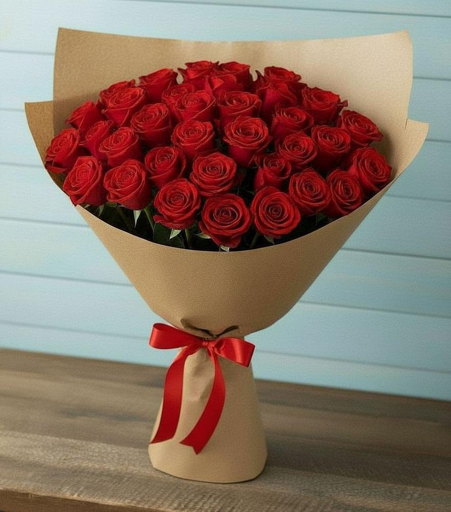 Букет Красные розы Милано в Ессентуки