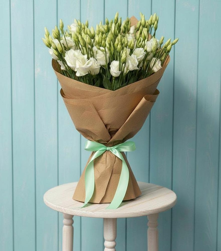 Букет цветов из: Лизиантусы в Ессентуки