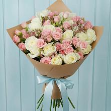 Букет цветов из:  Розы в Ессентуки